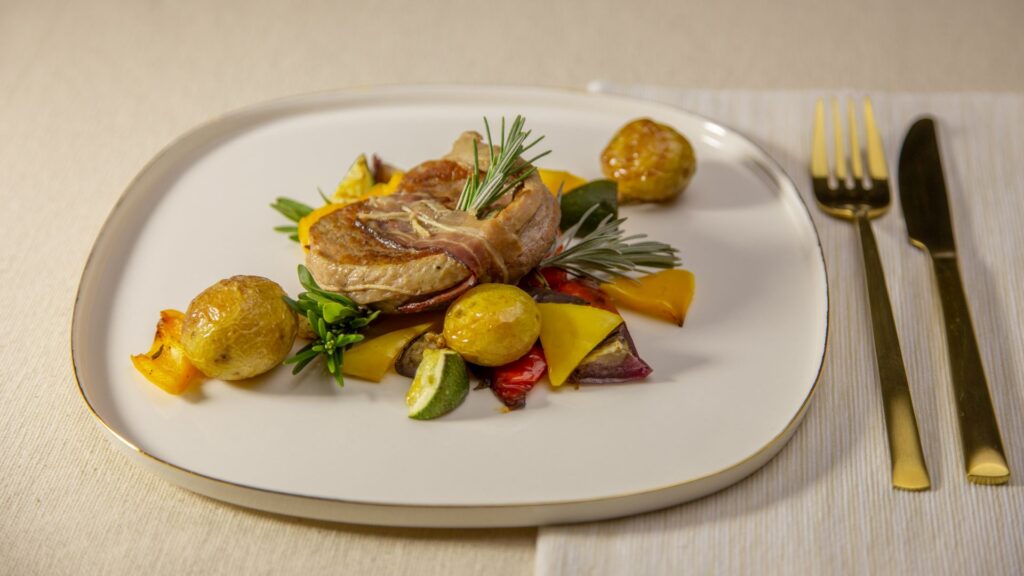 Gefüllte Kalbsbrustschnitte